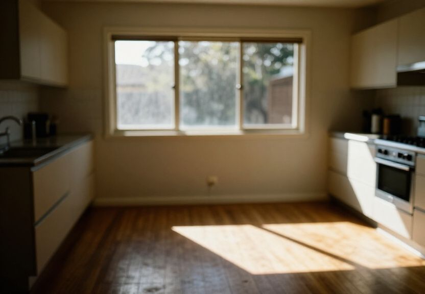 Clean kitchen in North Parramatta after pest control treatment